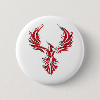 Firebird - Phoenix 6 Cm Round Badge