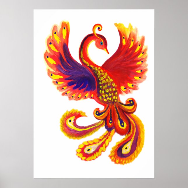 Firebird Phoenix Art Poster (Front)