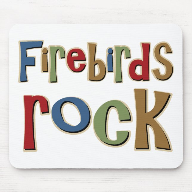 Firebirds Rock Mouse Mat (Front)