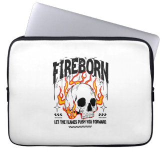 Fireborn Skull Urban Streetwear Laptop Sleeve