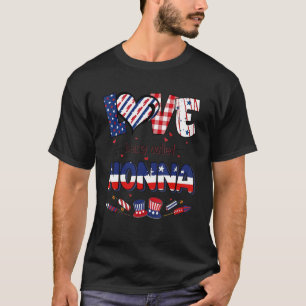Firecracker American Flag Proud Love Being Called  T-Shirt