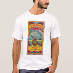 Firecracker Label Fireworks Brand Vintage T-Shirt