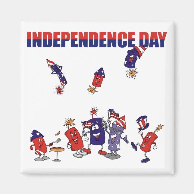 Firecracker Party Magnet (Front)