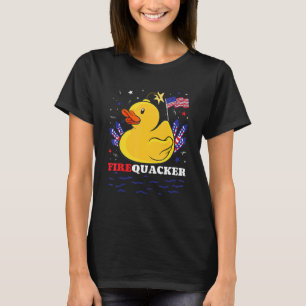 Firecracker Rubber Duck 4th Of July Firequacker Pa T-Shirt