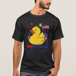 Firecracker Rubber Duck 4th Of July Firequacker Pa T-Shirt
