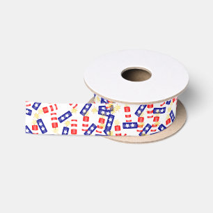 Firecrackers for the 4th of July Satin Ribbon