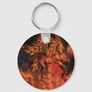 FireDancer Art Keychain