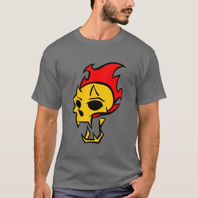 Firedevil Skull T-Shirt (Front)
