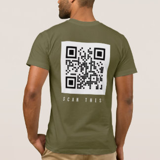 Firefight Scan This! Men's Large Army T-Shirt