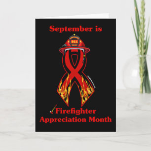 Firefighter Appreciation Month Card