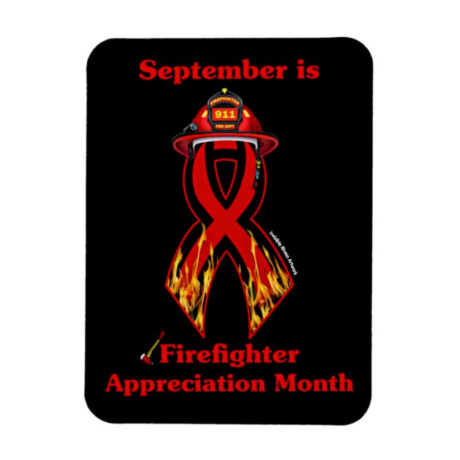 Firefighter Appreciation Month Magnet (Vertical)