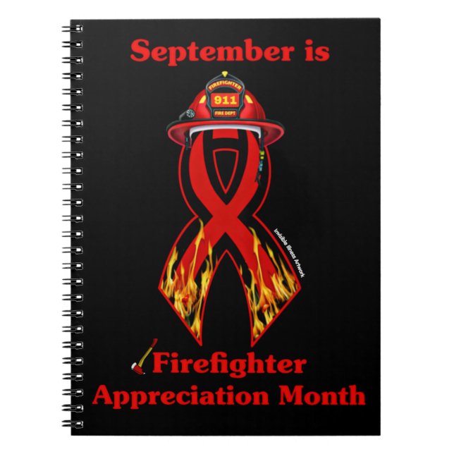 Firefighter Appreciation Month Notebook (Front)