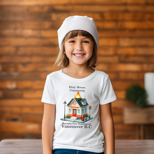 Firefighter at Station 22 at twilight T-Shirt (Creator Uploaded)