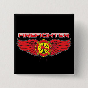 Firefighter Badge and Wings