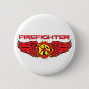 Firefighter Badge and Wings