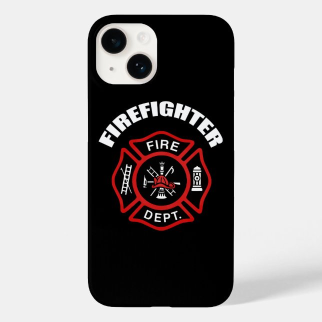 Firefighter Badge Case-Mate iPhone Case (Back)