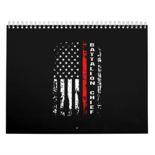 Firefighter Battalion Chief Battalion Chief Gift Calendar