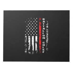 Firefighter Battalion Chief Battalion Chief Gift Notepad
