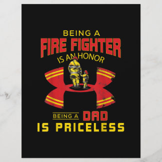 Firefighter - Being A Firefighter Dad Flyer