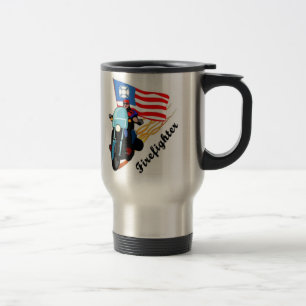 Firefighter Bikers Travel Mug