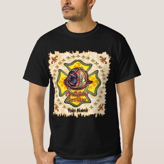 Firefighter brother custom T-Shirt (Front)
