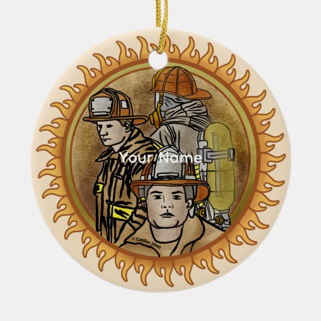Firefighter Brotherhood  Ornament (Front)