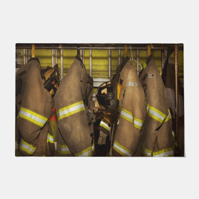 Firefighter - Bunker Gear Doormat (Front)