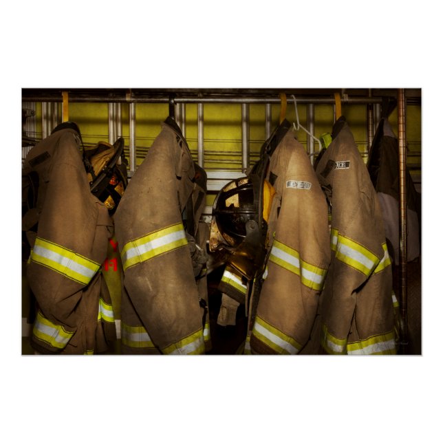 Firefighter - Bunker Gear Poster (Front)