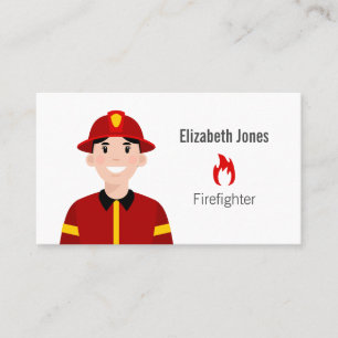 Firefighter Business Card