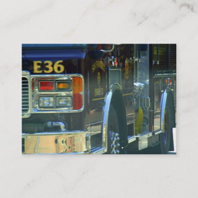 Firefighter Business Card (Front)