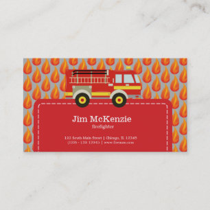 Firefighter Business Card