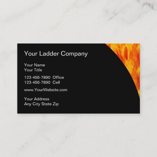 Firefighter Business Cards (Front)