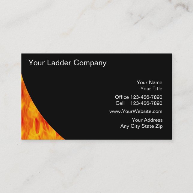 Firefighter Business Cards (Front)