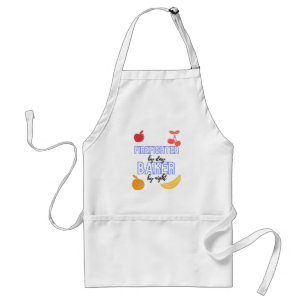 Firefighter By Day Baker By Night Funny Baking Gif Standard Apron