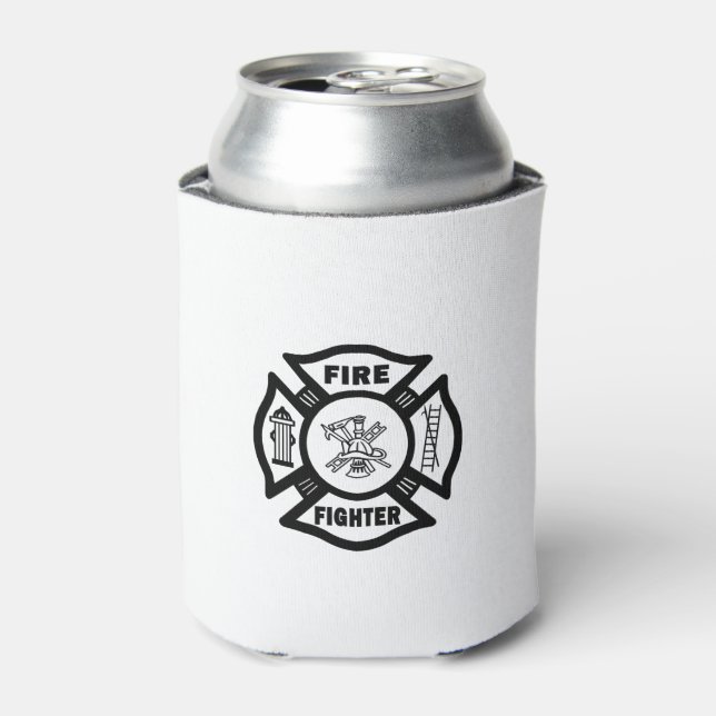 Firefighter Can Cooler (Can Front)