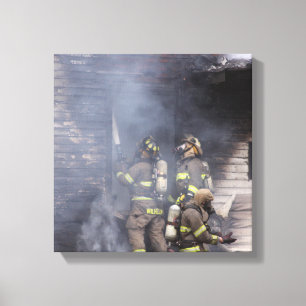 Firefighter Canvas Print