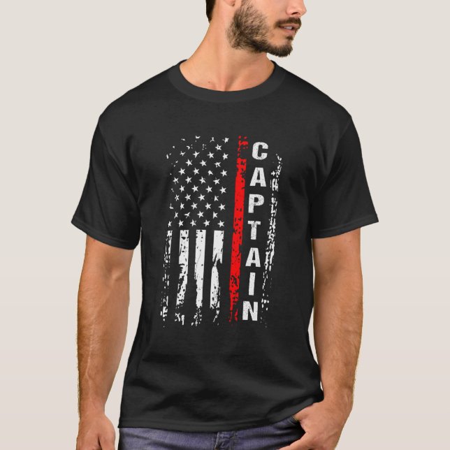 Firefighter Captain Shirt Firefighting Captain Chi (Front)