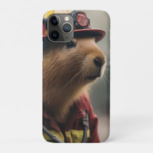 Firefighter Capybara, iPhone 11 Pro Case