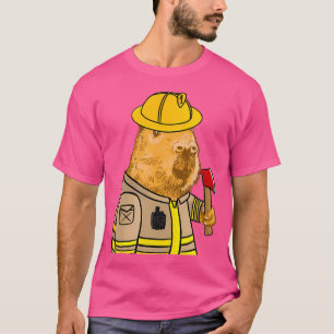Firefighter Capybara T-Shirt