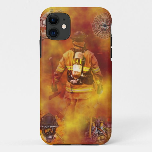 Firefighter Case-Mate iPhone Case (Back)