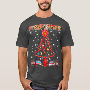 Firefighter Christmas Tree  T-Shirt