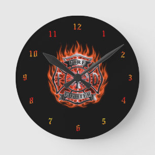 Firefighter clock