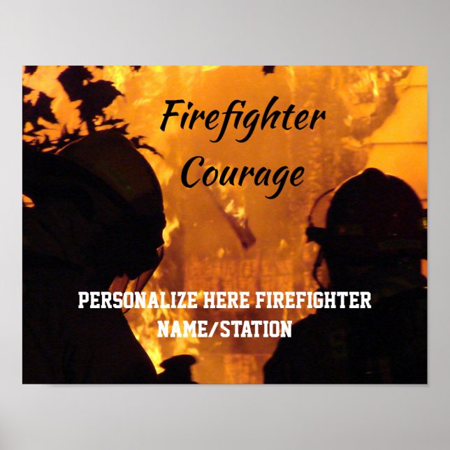 Firefighter Courage    Poster (Front)