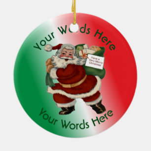 Firefighter Custom Ceramic Tree Decoration