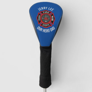 Firefighter Custom Text Name Personalised Golf Head Cover