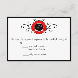 Firefighter Custom Wedding RSVP Cards