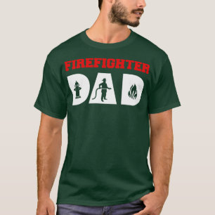 Firefighter Dad Father Firefighting Dad Fireman L T-Shirt