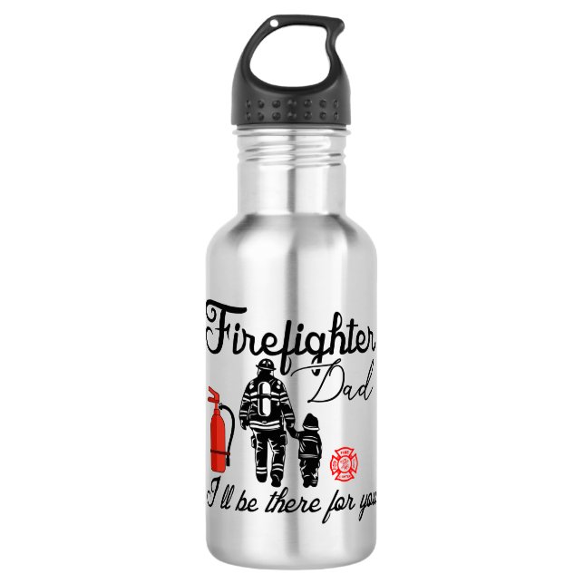 Firefighter Dad | Father's Day Gifts 532 Ml Water Bottle (Front)