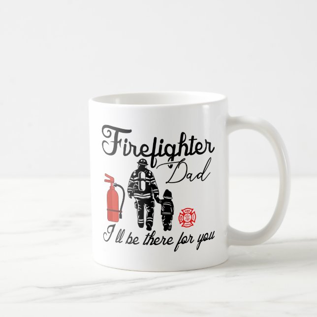 Firefighter Dad | Father's Day Gifts Coffee Mug (Right)