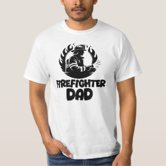 Firefighter Dad, Father's Day T-Shirt